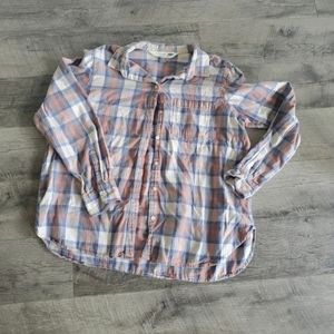 Old Navy blue flannel